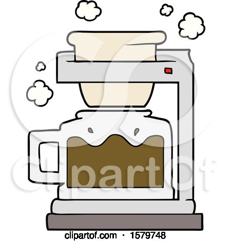 Cartoon Coffee Pot by lineartestpilot