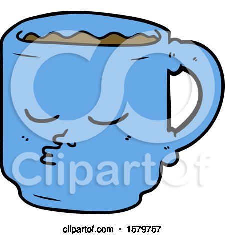 Cartoon Coffee Mug by lineartestpilot