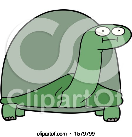 Cartoon Tortoise by lineartestpilot