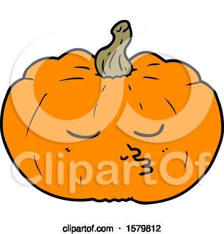 Cartoon Pumpkin by lineartestpilot