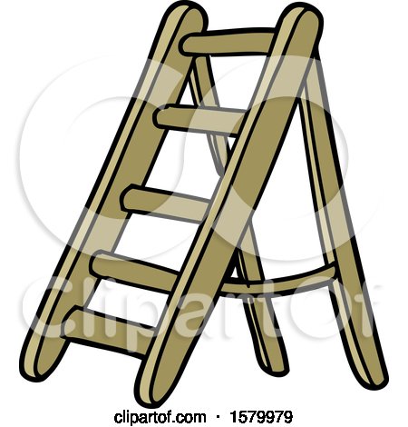 Cartoon Ladder by lineartestpilot