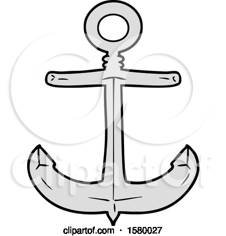 a small cartoon anchor