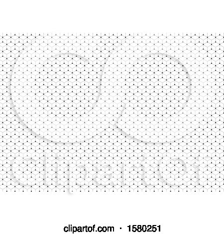 Clipart of a Connected Hexagon and Circle Background - Royalty Free Vector Illustration by KJ Pargeter