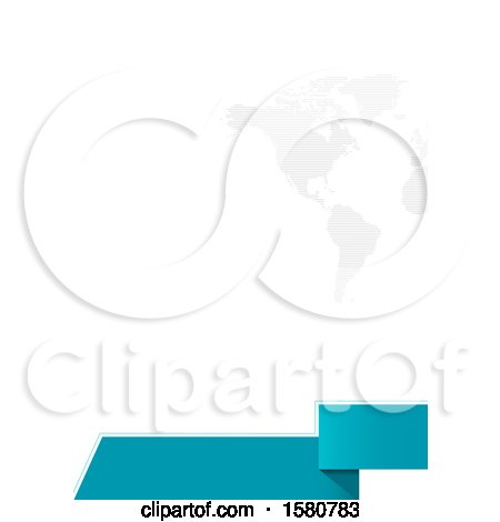 Clipart of a Map Background - Royalty Free Vector Illustration by dero
