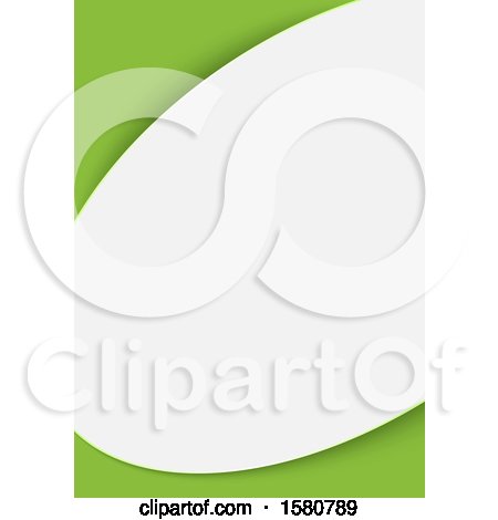 Clipart of a Green and White Background - Royalty Free Vector Illustration by dero