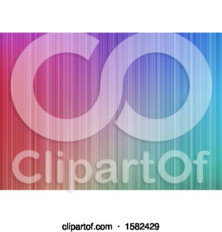 Clipart of a Colorful Stripes Background - Royalty Free Vector Illustration by KJ Pargeter