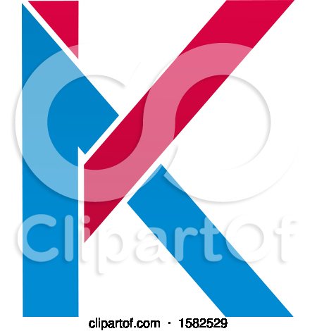 Clipart of a Letter K Logo Design - Royalty Free Vector Illustration by Vector Tradition SM