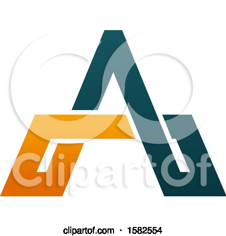 Clipart of a Letter a Logo Design - Royalty Free Vector Illustration by Vector Tradition SM