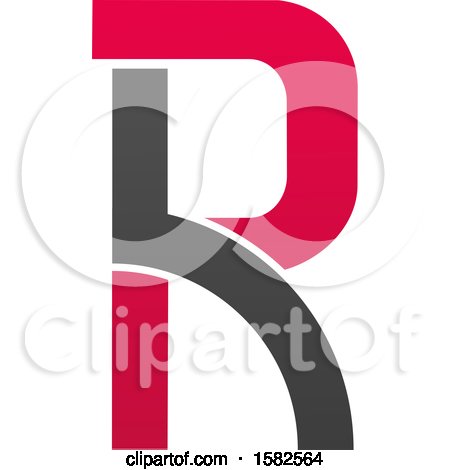 Clipart of a Letter R Logo Design - Royalty Free Vector Illustration by Vector Tradition SM