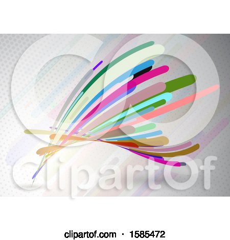 Clipart of a Colorful Design - Royalty Free Vector Illustration by KJ Pargeter