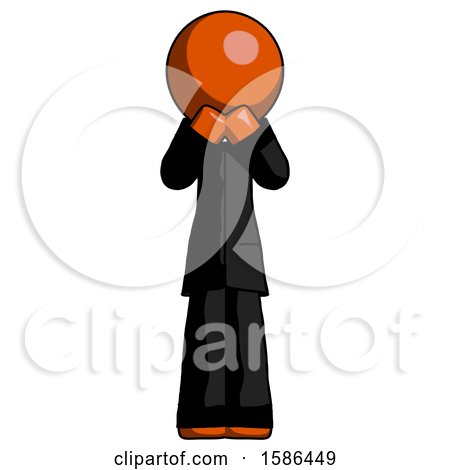 Orange Clergy Man Laugh, Giggle, or Gasp Pose by Leo Blanchette