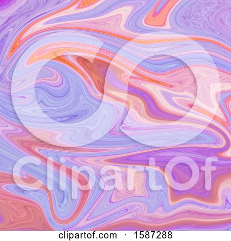 Clipart of a Marble Texture Background - Royalty Free Illustration by KJ Pargeter