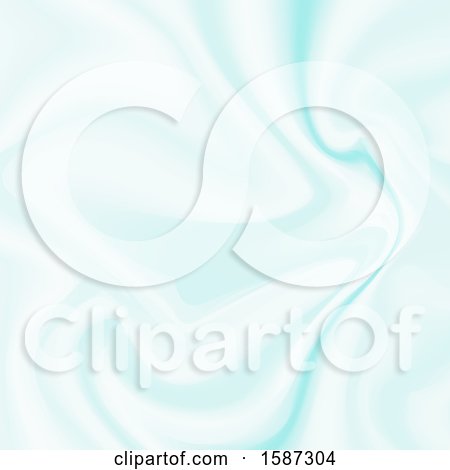 Clipart of a Blue Marble Background - Royalty Free Vector Illustration by KJ Pargeter