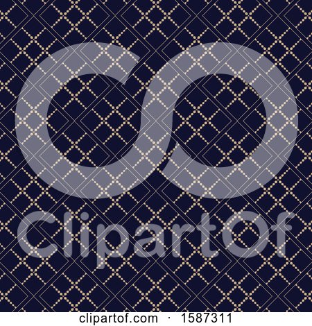 Clipart of a Pattern Background - Royalty Free Vector Illustration by KJ Pargeter