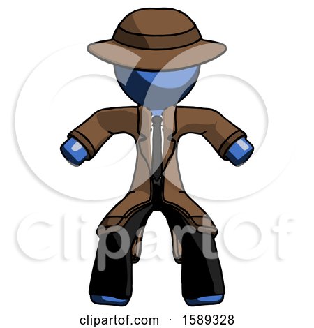 Blue Detective Male Sumo Wrestling Power Pose by Leo Blanchette