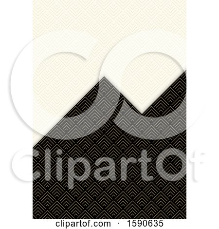 Clipart of a Geometric Background - Royalty Free Vector Illustration by dero