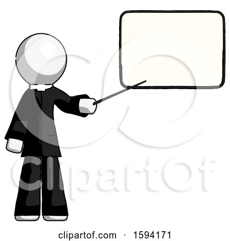 White Clergy Man Giving Presentation in Front of Dry-erase Board by Leo Blanchette