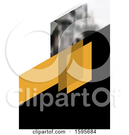 Clipart of a Blurred Urban Background - Royalty Free Vector Illustration by dero