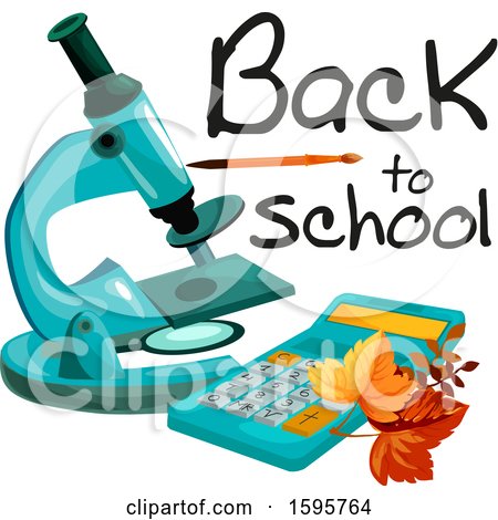 Clipart of a Back to School Educational Design - Royalty Free Vector Illustration by Vector Tradition SM