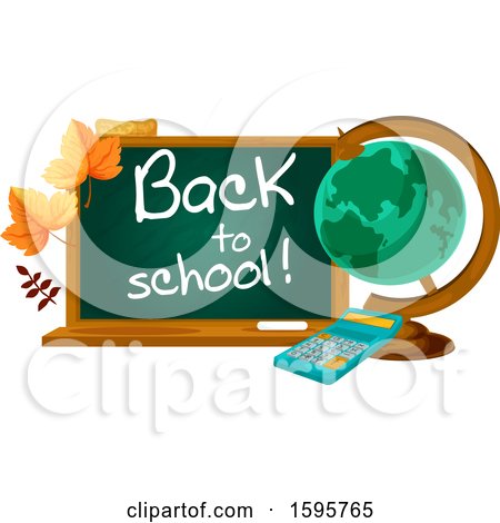 Clipart of a Back to School Educational Design - Royalty Free Vector Illustration by Vector Tradition SM