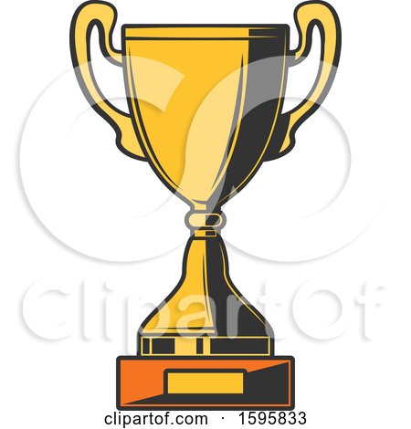 Clipart of a Soccer Trophy - Royalty Free Vector Illustration by Vector Tradition SM