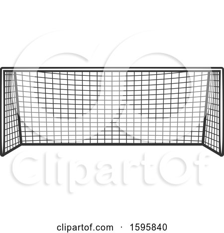 Clipart of a Soccer Net - Royalty Free Vector Illustration by Vector Tradition SM