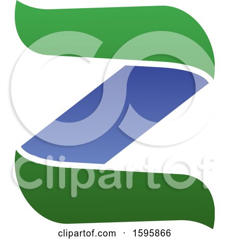 Clipart of a Letter Z Logo Design - Royalty Free Vector Illustration by Vector Tradition SM
