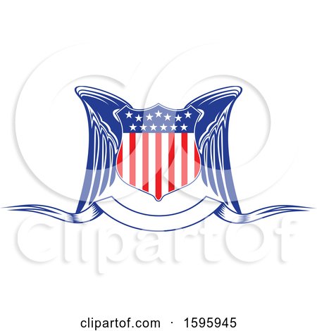 Clipart of a Made in Usa Design - Royalty Free Vector Illustration by Vector Tradition SM