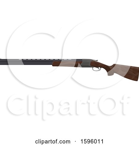 Clipart of a Hunting Rifle - Royalty Free Vector Illustration by Vector Tradition SM