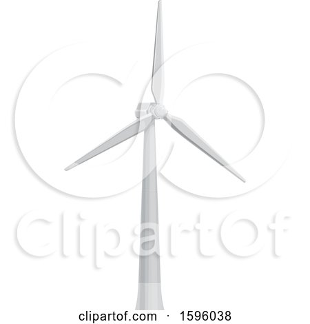 Clipart of a Wind Turbine - Royalty Free Vector Illustration by Vector Tradition SM