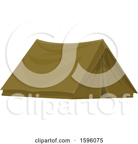 Clipart of a Tent - Royalty Free Vector Illustration by Vector Tradition SM