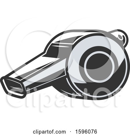 Clipart of a Sports Whistle - Royalty Free Vector Illustration by Vector Tradition SM