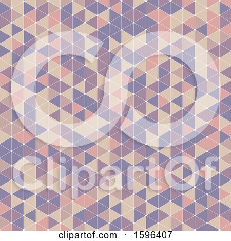 Clipart of a Retro Geometric Background - Royalty Free Vector Illustration by KJ Pargeter