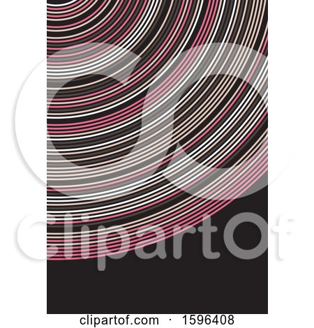 Clipart of a Background of Rings - Royalty Free Vector Illustration by KJ Pargeter