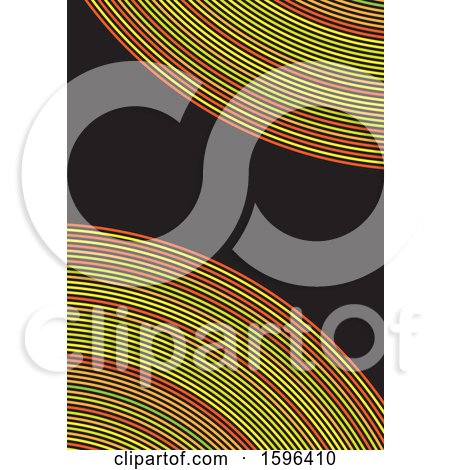 Clipart of a Background of Rings - Royalty Free Vector Illustration by KJ Pargeter
