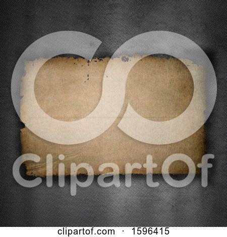 Clipart of a Paper and Metal Background - Royalty Free Illustration by KJ Pargeter
