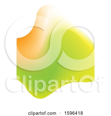 Clipart of a Colorful Abstract Painted Background - Royalty Free Vector Illustration by KJ Pargeter