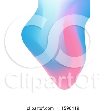 Clipart of a Colorful Abstract Painted Background - Royalty Free Vector Illustration by KJ Pargeter