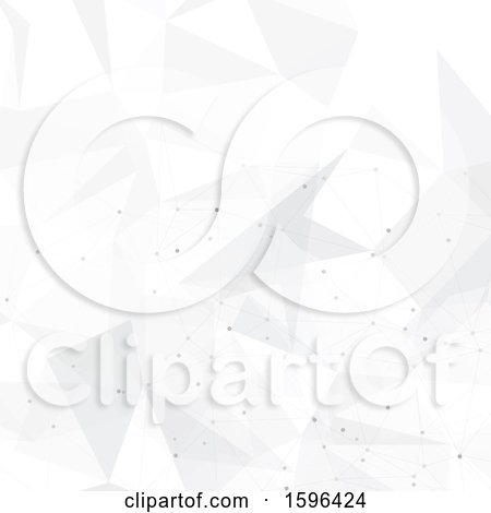 Clipart of a Geometric Connections Background - Royalty Free Vector Illustration by KJ Pargeter