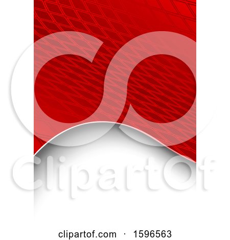 Clipart of a Gray and Red Mesh Background - Royalty Free Vector Illustration by dero