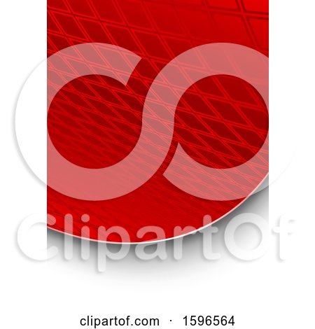 Clipart of a Gray and Red Mesh Background - Royalty Free Vector Illustration by dero