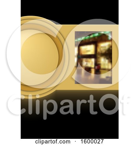 Clipart of a Blurred Urban Background - Royalty Free Vector Illustration by dero