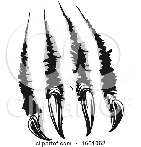 Clipart of Slashing Claws - Royalty Free Vector Illustration by Vector Tradition SM
