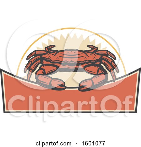 Clipart of a Crab Design - Royalty Free Vector Illustration by Vector Tradition SM