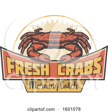 Clipart of a Crab Design - Royalty Free Vector Illustration by Vector Tradition SM