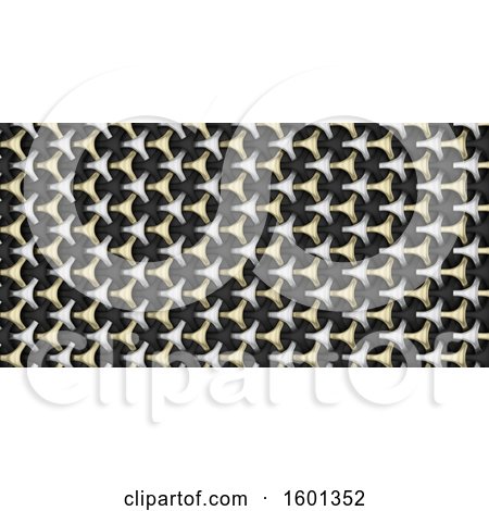 Clipart of a 3d Geometric Weave Background - Royalty Free Illustration by KJ Pargeter