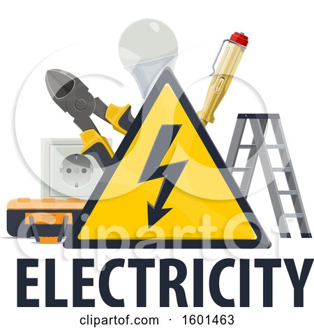 Clipart of an Electric Design - Royalty Free Vector Illustration by Vector Tradition SM