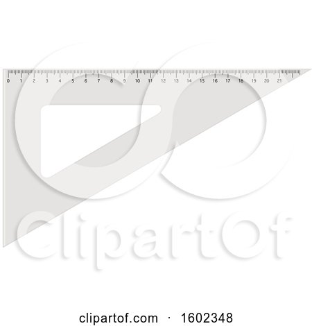 Clipart of a Ruler - Royalty Free Vector Illustration by dero