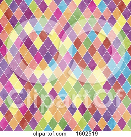 Clipart of a Diamond Geometric Background - Royalty Free Vector Illustration by KJ Pargeter