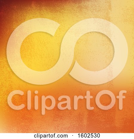 Clipart of a Textured Orange Background - Royalty Free Vector Illustration by KJ Pargeter